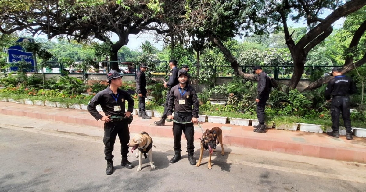 Zenon, Ming among 6 NSG sniffer dog squad members deployed at Rajghat for G20 delegates' security